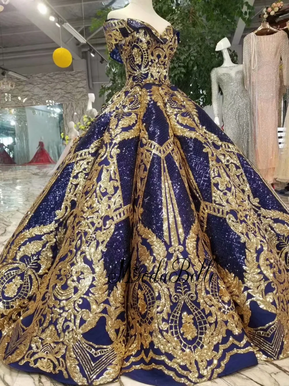 Modabelle, золотое, королевское, синее, с блестками, вечернее платье, Vestidos De Gala, Largos Elegantes, бальное платье, арабское, вечернее платье, Vestido, официальное