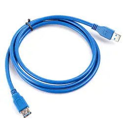 Промо-акция! 1,5 м/5 футов USB 3,0 A мужчин и женщин удлинитель кабель синхронизации данных шнур 5 Гбит/с