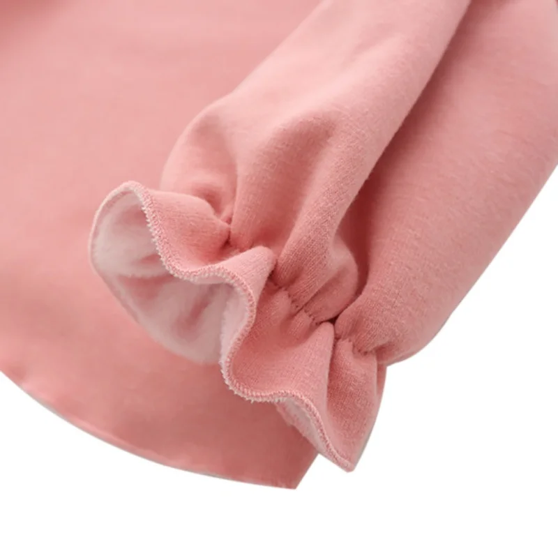 WEIXINBUY/Детские рубашки для девочек; школьная блузка; Enfant Fille; топы с принтом «любовь»; плотная кофта для маленьких девочек