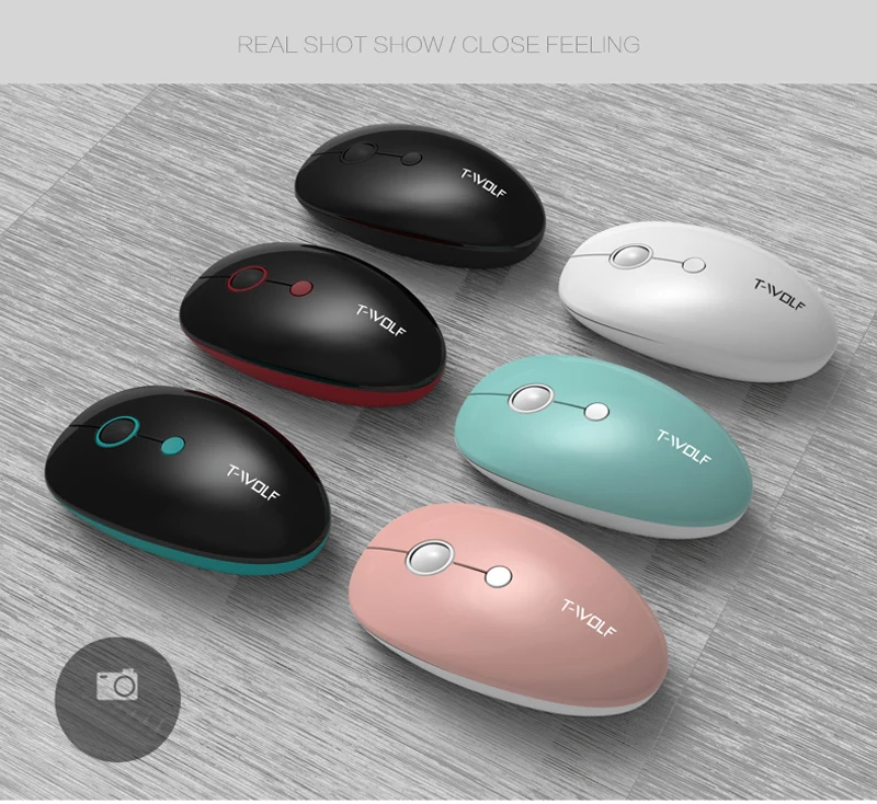 T-WOLF Q12 Slim Wireless Mouse (9)