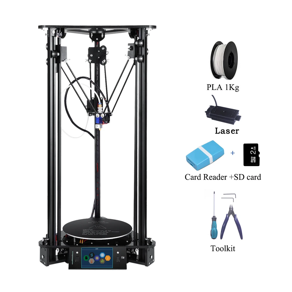 

Sinis T1-Plus Good Compatibility High Resolution DIY 3d Printer Kit Support 1.75mm Filament D 18CM*32CM Home Use Impressora 3d