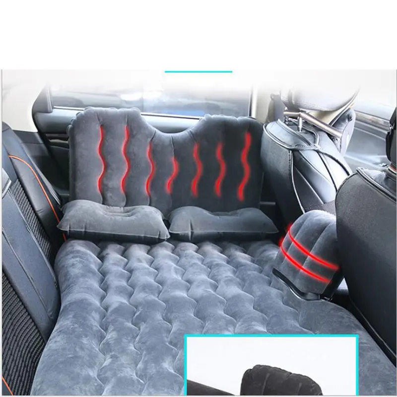 Coche inflable sofá colchón cama de Viaje Funda de asiento trasero Universal resistente al agua artículos de coche camping accesorios de coche que combinan con el hogar