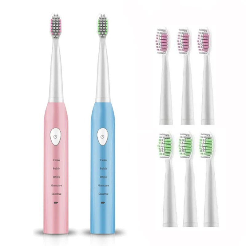 

Ultrasonic toothbrush Charging Electric Toothbrush USB Charging 5 File Waterproof Lover Adult Child Toothbrushes Electric brush
