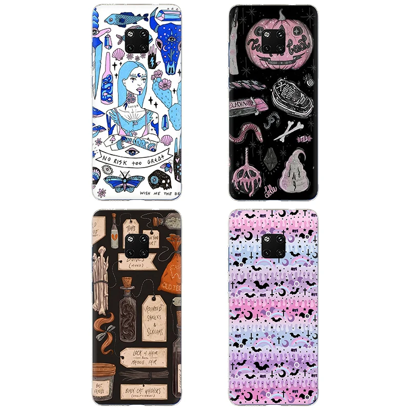 Жесткий чехол для телефона Huawei Y6 Y7 Prime Y9 2017 2018 Mate 10 20 30 Pro Lite Nova 2i 3 3i|Бамперы| |