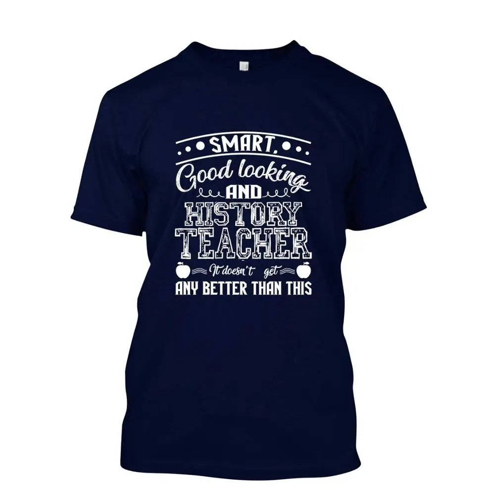 Smart история учитель рубашки для мальчиков футболка с коротким рукавом дизайн