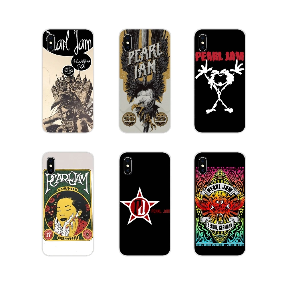 

For Xiaomi Redmi Note 6A MI8 Pro S2 A2 Lite Se MIx Max 2 3 For Oneplus 3 6T Cell Phone Shell Cases Pearl Jam Pj Milwaukee Poster