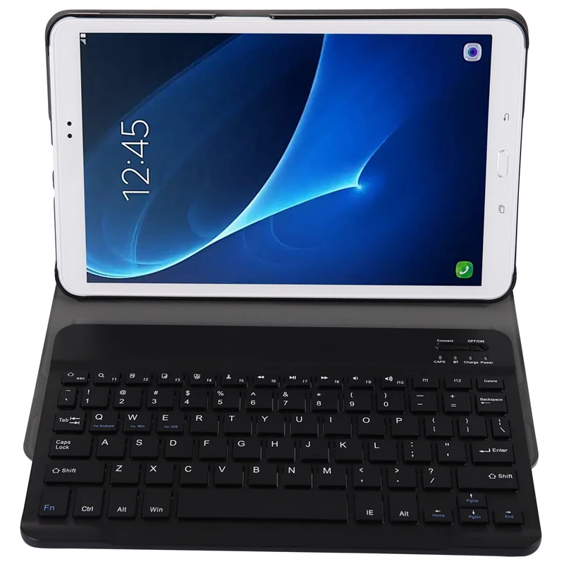 Чехол-клавиатура для samsung Galaxy Tab A 10,1, тонкий легкий Чехол-подставка с магнитно-съемной беспроводной Bluetooth клавиатурой