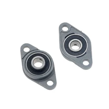 Boule d'alésage en alliage de Zinc, 8mm de diamètre, roulement rhombique, bloc d'oreiller monté, calibre de Support KFL08 KFL000 KFL001 KFL002, 4 pièces