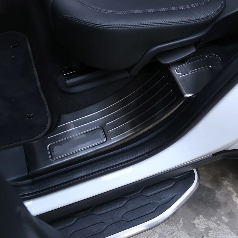Защитная пластина для порога двери из нержавеющей стали Land Rover Discovery Sport 7 мест 2015