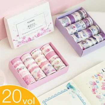 Handbook Tape Ancient Characters And Paper Tape Lovely Colored Printing Handbook Material Large Gift Package Sticker Paper coggins woodturner s handbook paper only