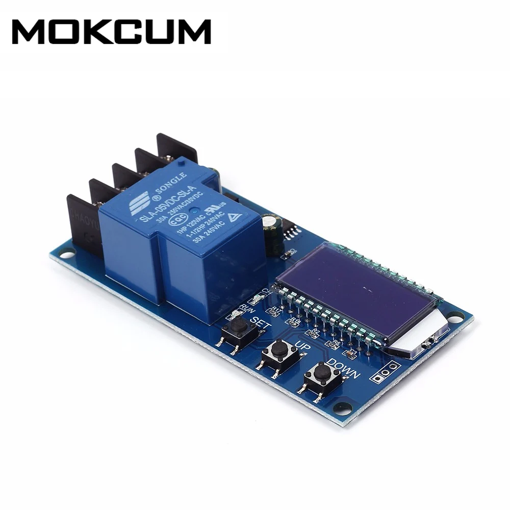 30A 6-60 в модуль управления автоматической зарядкой с ЖК-дисплеем для хранения литиевых аккумуляторов Зарядное устройство переключатель управления защита дисплея
