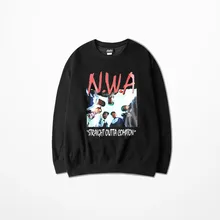 Зима Straight Outta Compton N.W.A. мужские Толстовки Eazy E NWA Dr. dre Прохладный Хип-Хоп Толстовка Черный Мода Пуловеры Смешно Толстовки