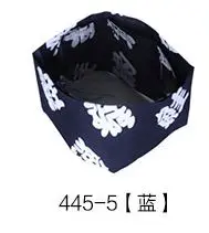 Японская форма для ресторана, кепка для шеф-повара, унисекс, стильная одежда для обслуживания еды, профессиональная дизайнерская Кепка для повара, японская кепка "суши" 445 - Цвет: 10