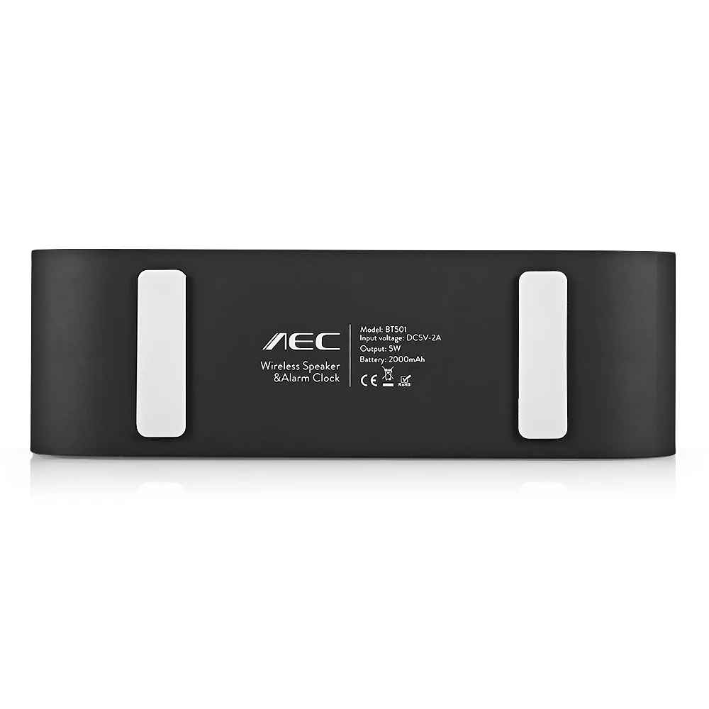 AEC-BT501-Portable-Wireless-Bluetooth-Speaker-Column-Subwoofer-Music-Sound-Box-LED-wireless-speaker-with-Alarm