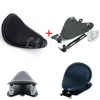 

Motorcycle Black Solo Driver Seat Base Spring Bracket Kit For Harley Sportster Bobber Custom