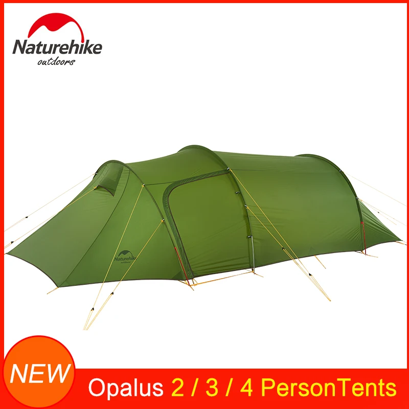 Палатка Naturehike Opalus для 2/3/4 человек водонепроницаемая 20D/210T легкая уличная