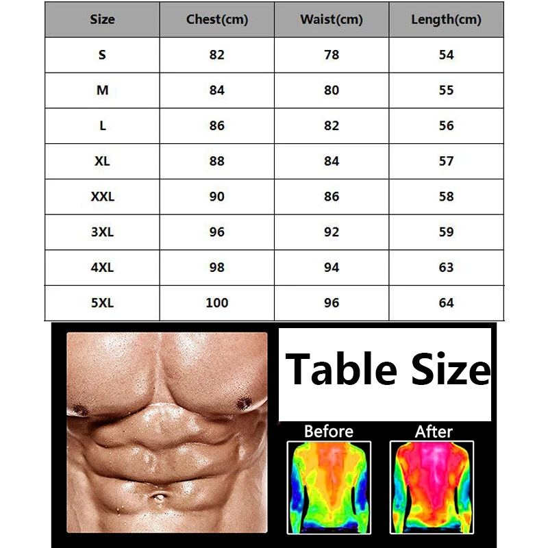 Мужской неопреновый жилет для похудения, топ для тренировок, футболка, хит, Корректирующее белье, корсет для похудения, спортивная одежда