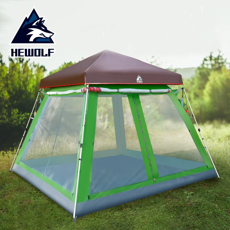 

Multifunction Outdoor Tent Waterproof 4season Double Layer 5 8 Person Large Family Camping Tent Beach Party Tents Pergola