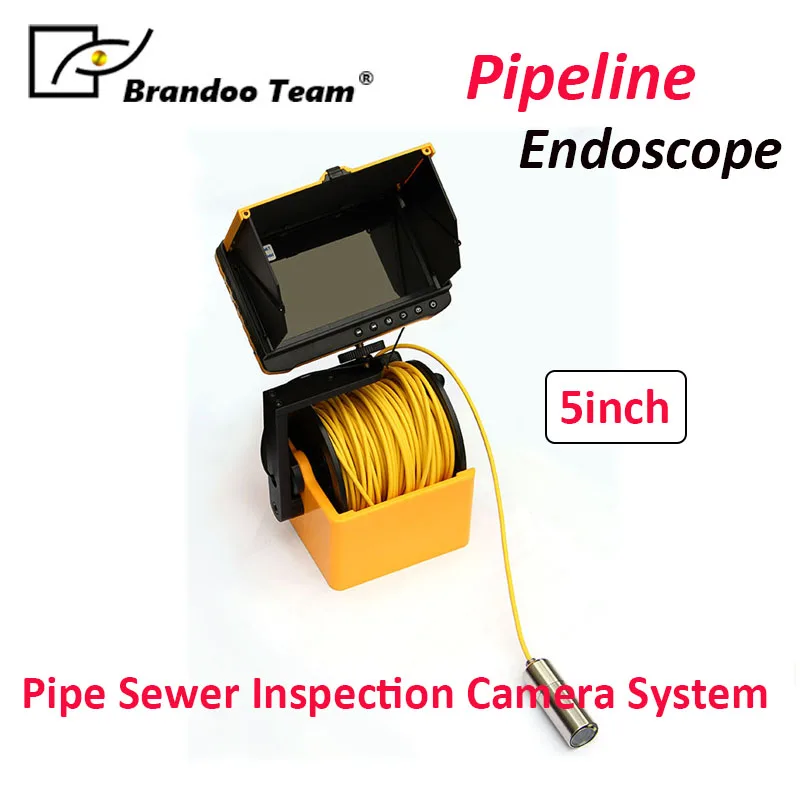

BRANDOO 20M Screen Drain Pipeline Endoscope Camera Pipe Sewer Inspection Camera system