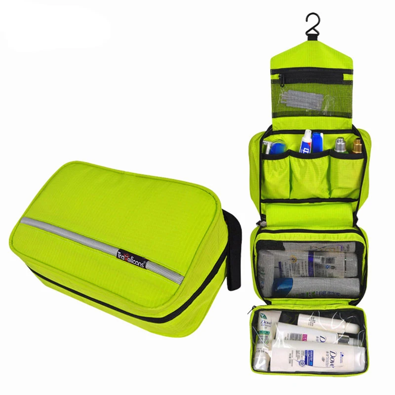 Cena Wodoodporne wielofunkcyjny kompaktowy wiszące kosmetyczka podróżna kosmetyczka makijaż Necessaire organizator