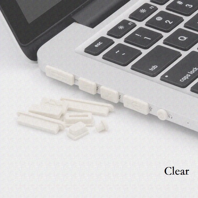New Silicon For Macbook Air Pro Retina 11 12 13 15 USB Dust Plug Anti-Dust Plug Cover for Macbook Air Pro 13 Laptop Dustproof  (2)