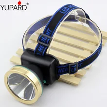 YUPARD светодиодный налобный светильник 3 режима 5 Вт светодиодный налобный светильник светодиодный налобный фонарь вспышка светильник фонарь+ зарядное устройство+ Встроенный литиевый аккумулятор
