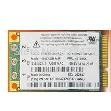 SSEA Новая оригинальная беспроводная карта для lenovo для Intel 4965AGN Mini PCI-E 300 Мбит/с 802.11b/g/n FRU 42T0865
