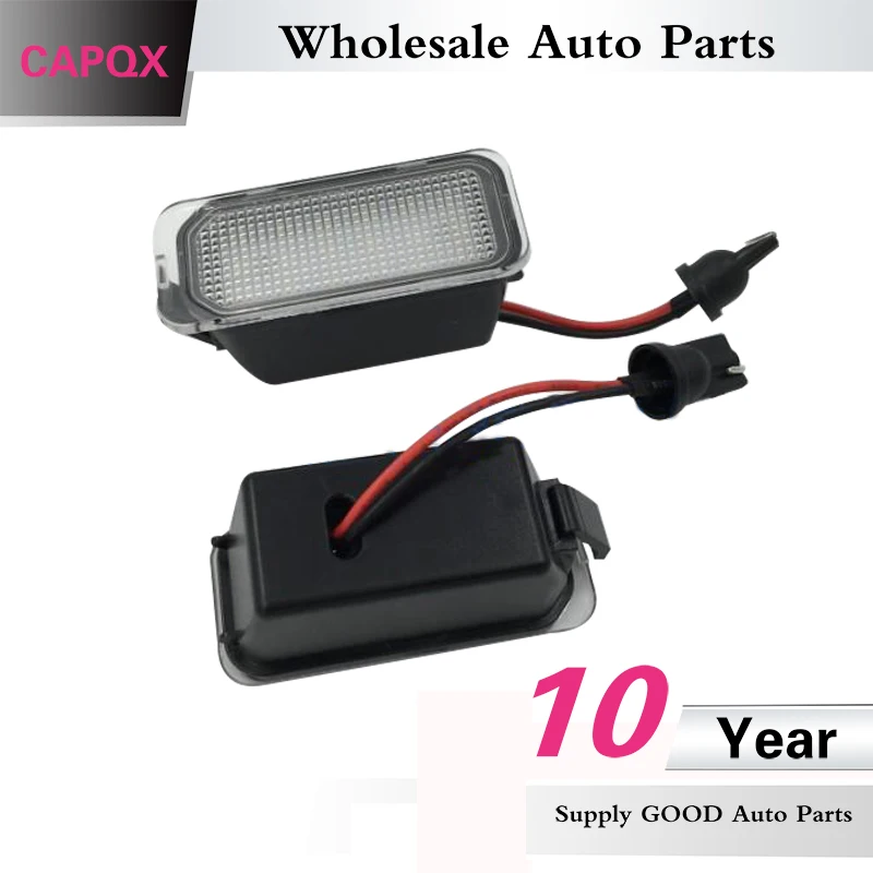

CAPQX 1Pair LED License Plate Lamp Light For Ford Fiesta JA8 Focus DA3 5D DYB S-Max C-Max Mondeo BA7 Escape Kuga Galaxy WV6