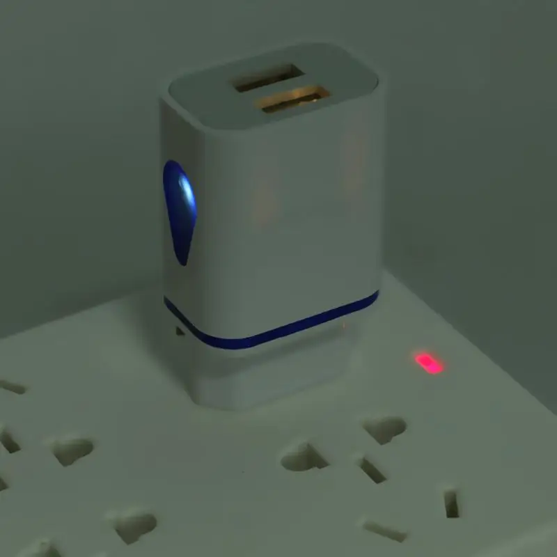 Универсальный штепсельная вилка европейского стандарта 5 в 2 1 А двойной usb
