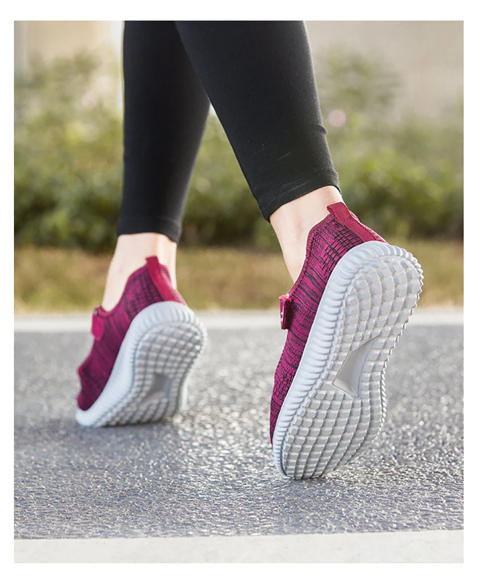 ALIBOY/Женская прогулочная обувь; спортивные дышащие сетчатые танцевальные женские супер легкие кроссовки; носки; спортивная обувь; женские кроссовки