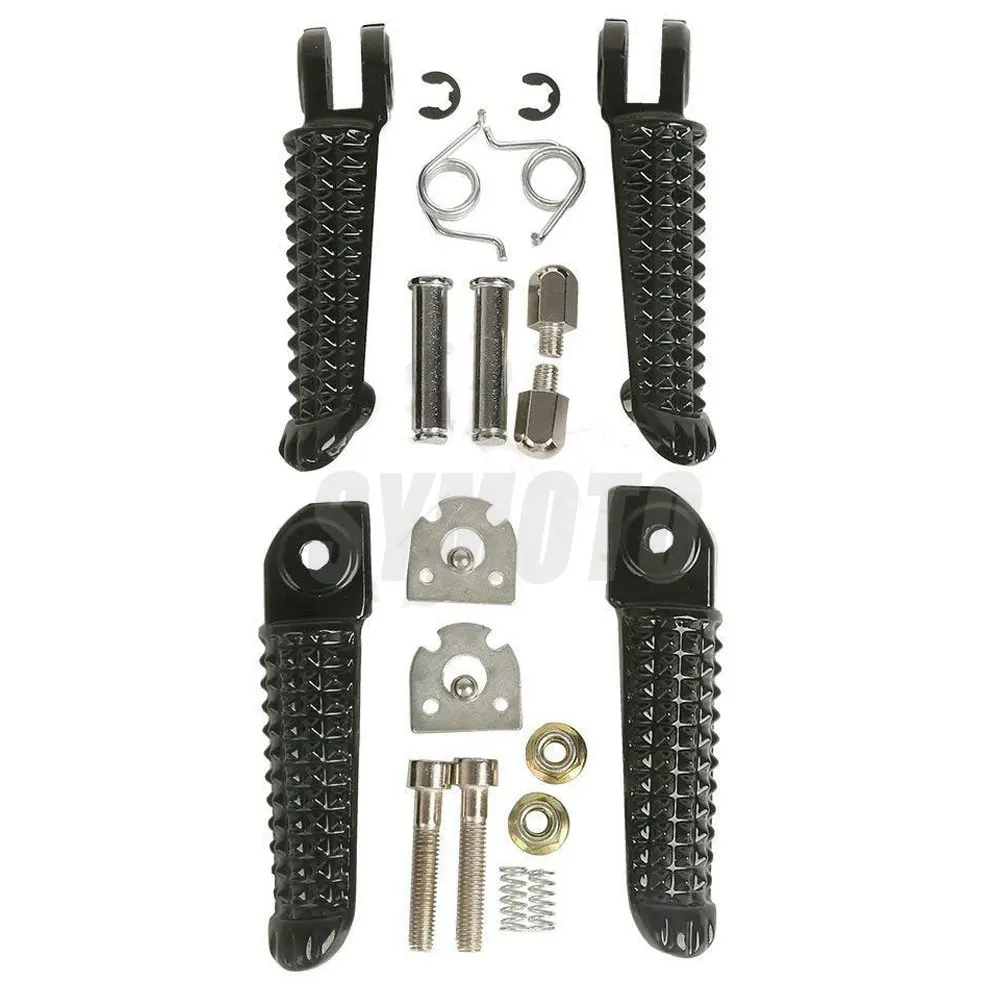 Color : Red NO LOGO 2pcs Rearset Passenger Footpeg Footrest Rear Foot Pegs Rest For Kawasaki ER6F ER6N Z650 Z750 Z750R Z800 Z900 Z1000 Z1000SX ZX6R ZX10R