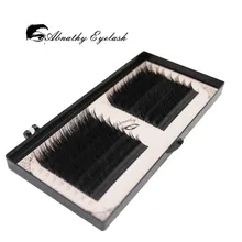 16 lines 0.05/0.07/0.10/0.015 Volume Eyelash Extension False Mink eyelash Mixed Lengths in One Strip Fancy Packing