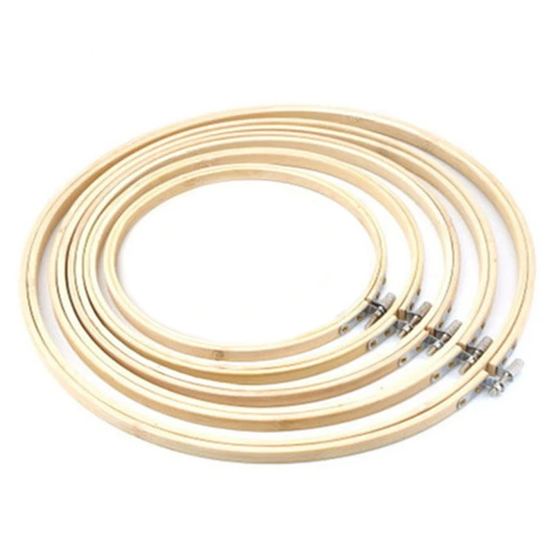 

13 - 26 cm DIY Embroidery Hoop Tool Circle Round Bamboo Frame Art Craft Cross Stitch Chinese Traditional Sewing Manual Tool