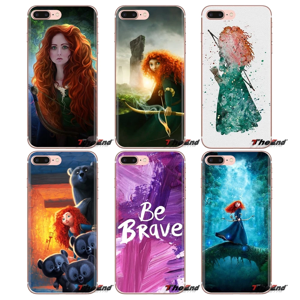 

For Samsung Galaxy J1 J2 J3 J4 J5 J6 J7 J8 Plus 2018 Prime 2015 2016 2017 Anime Brave Merida cartoon Soft Transparent Case Cover