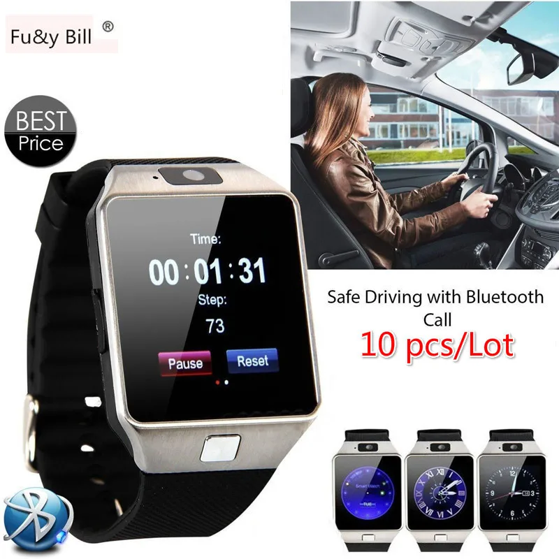 

(10pcs/Lot)DZ09 Bluetooth Smart Watch with Camera for Samsung S5 / Note 2 / 3 / 4, Nexus 6, Sony and Other Android Smartphone