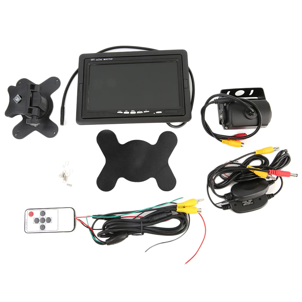 

7 Inch Wireless IR Night Vision Camera System Monitor For RV View Bus Camera