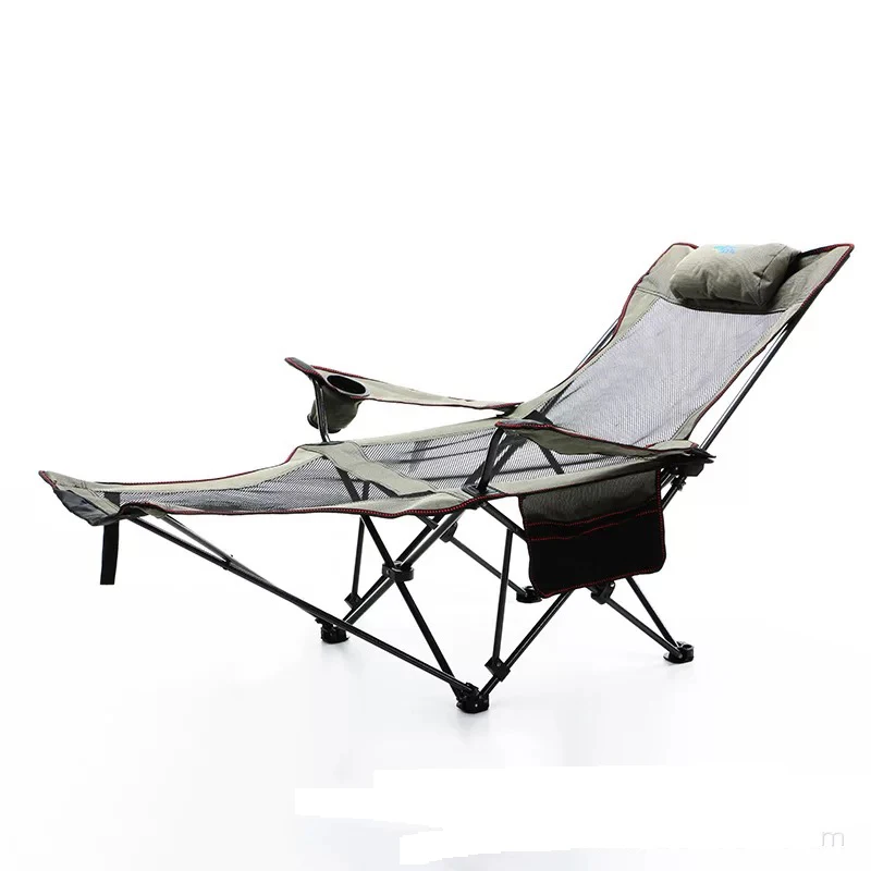 Высокое качество открытый складной портативный сидя и лежа двойного назначения пляж рыбалка Досуг сон кресло для отдыха