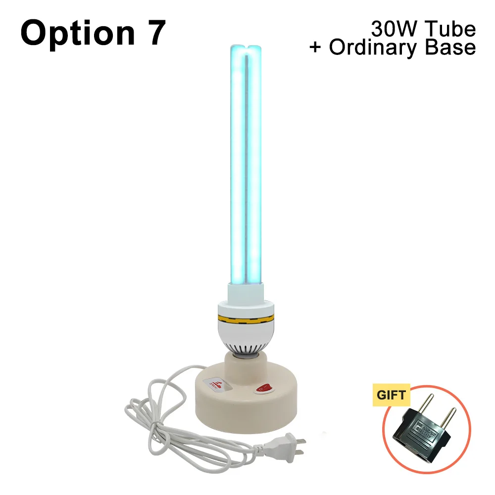 15 Вт 20 Вт 30 Вт бактерицидный стерилизатор с высоким озоном 220 В UVC ультрафиолетовая лампа E27 УФ-лампы для стерилизации бытовые лампы для дезинфекции - Мощность в ваттах: Option 7