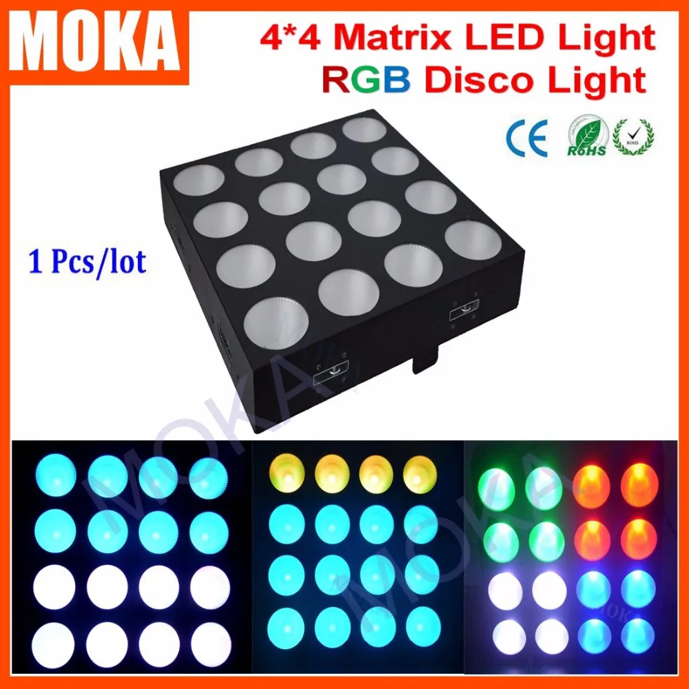 4*4 светодиода RGB 16*30 Вт высокая яркость светодиодная матрица для этапа отеля