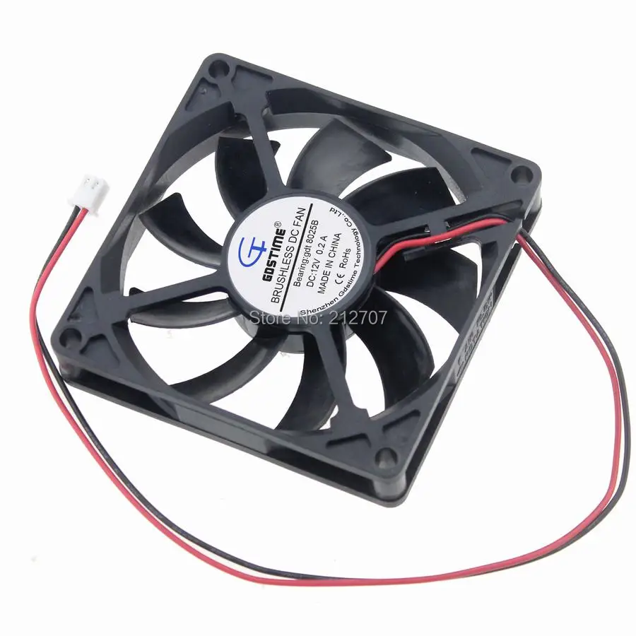 80mm 12v ball bearing fan 6