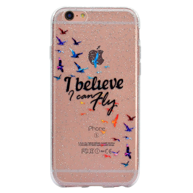 cute cartoon glitter silicone case iphone 5 6 s 7 plus (15)