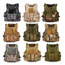 Регулируемый тактический военный жилет армейский Пейнтбол страйкбол Боевая штурмовая армейская тренировочная военная форма охотничий Камуфляжный жилет