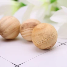 5 шт натурального кедра деревянные шарики от моли камфора репеллент шкаф Домашняя одежда ящик шарик