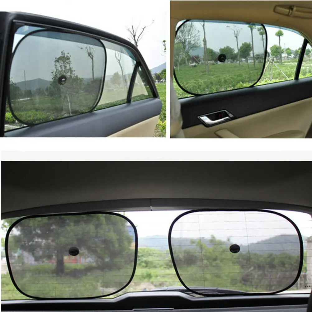 

New Arrival 2 Kids Baby Car Seat Side Window Screen Mesh Sun Shade