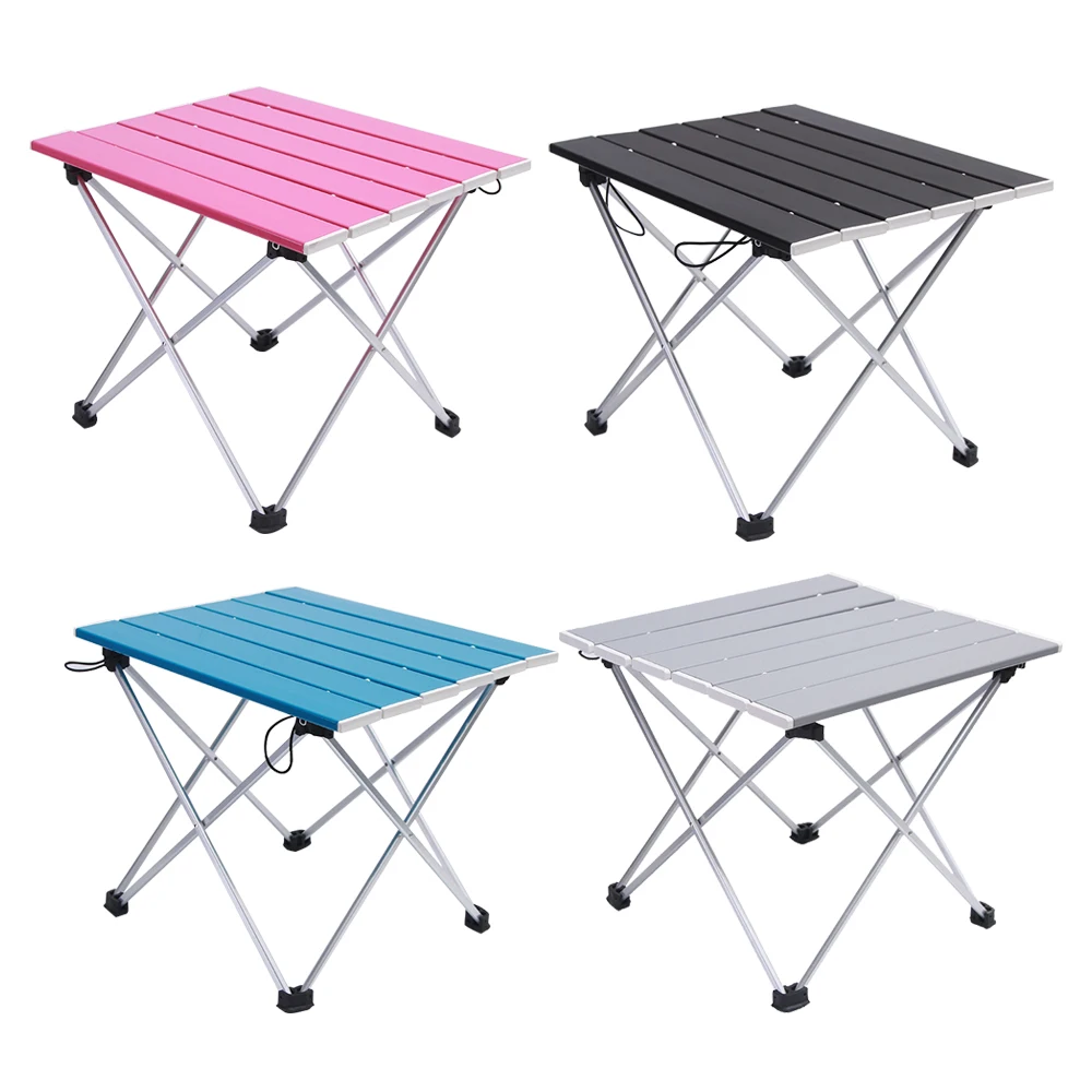 

Multifunction Folding Table Camping Outdoor Portable Alloy DeskRolling Up Camping Hiking Picnic Supplies Outdoor Accessories New