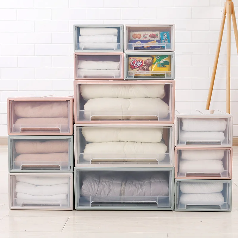 

Storage box Drawer organizer Plastic Drawer type Clothing Organizer High-capacity Multifunction Dampproof Storage organizer