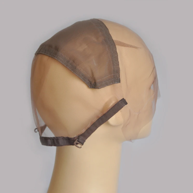 Beige/Brown/Light Brown Full Swiss Lace Wig Caps For