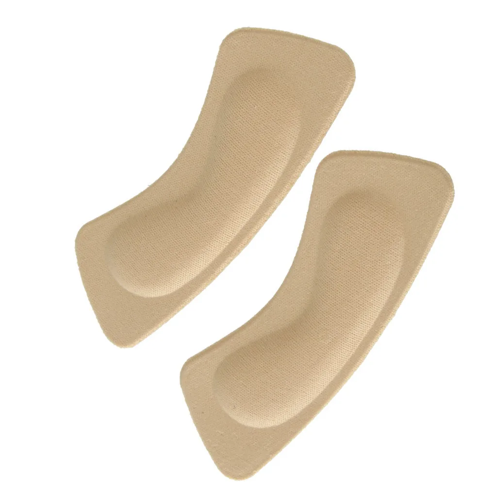 1 Pair Women Sticky Shoes Back Heel Inserts Insoles Pads Wear-resistant Cushion Liner Grips Foot Care