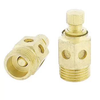 

2 Pieces 1/2" PT Male Thread Pneumatic SC Quick Exhaust Muffling Throttle Valve