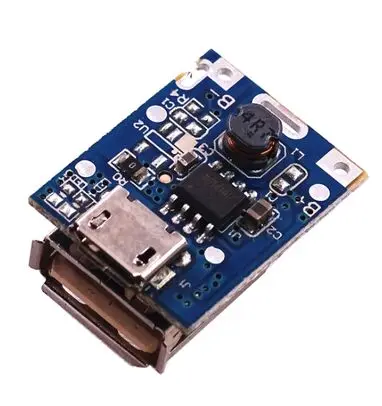 

5V 1A Step-Up Power Module Li-Po Li-ion Lithium Battery Charging Protection Board Booster Converter Micro USB DIY Charger